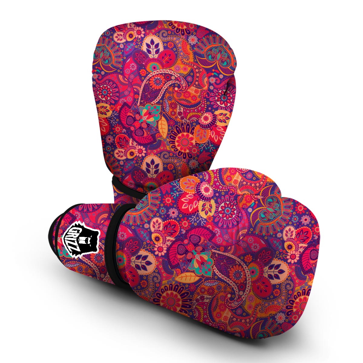 Batik Hippie Boxing Gloves-grizzshop