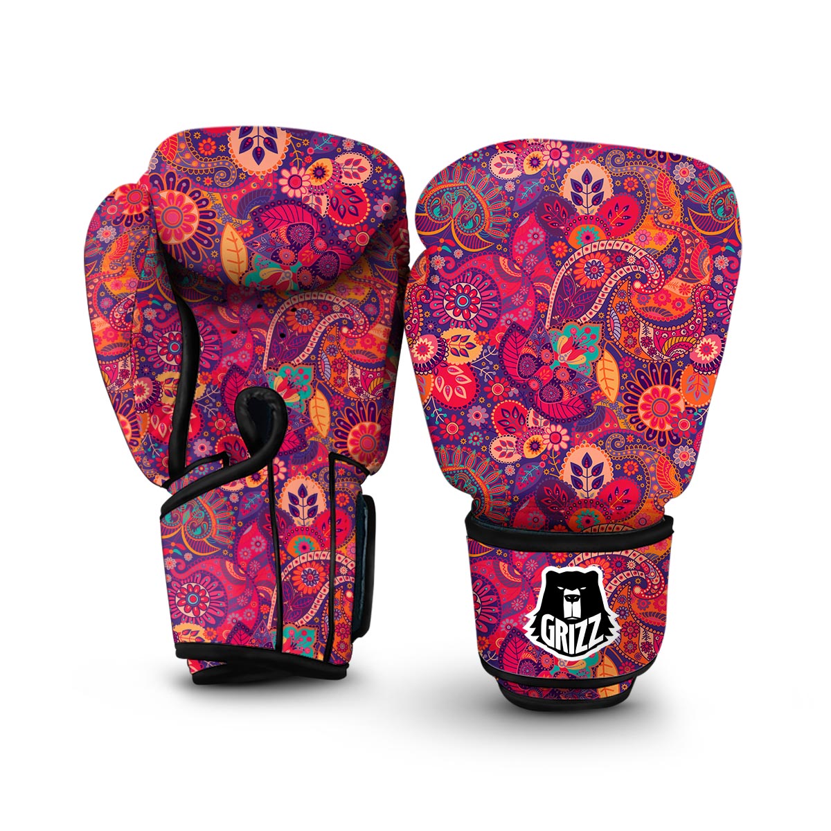 Batik Hippie Boxing Gloves-grizzshop