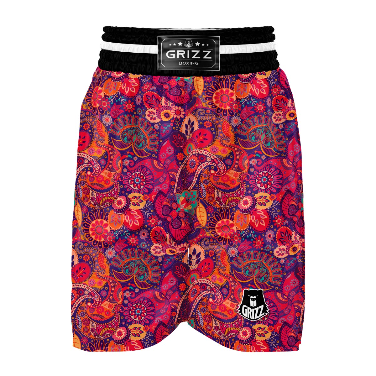 Batik Hippie Boxing Shorts-grizzshop