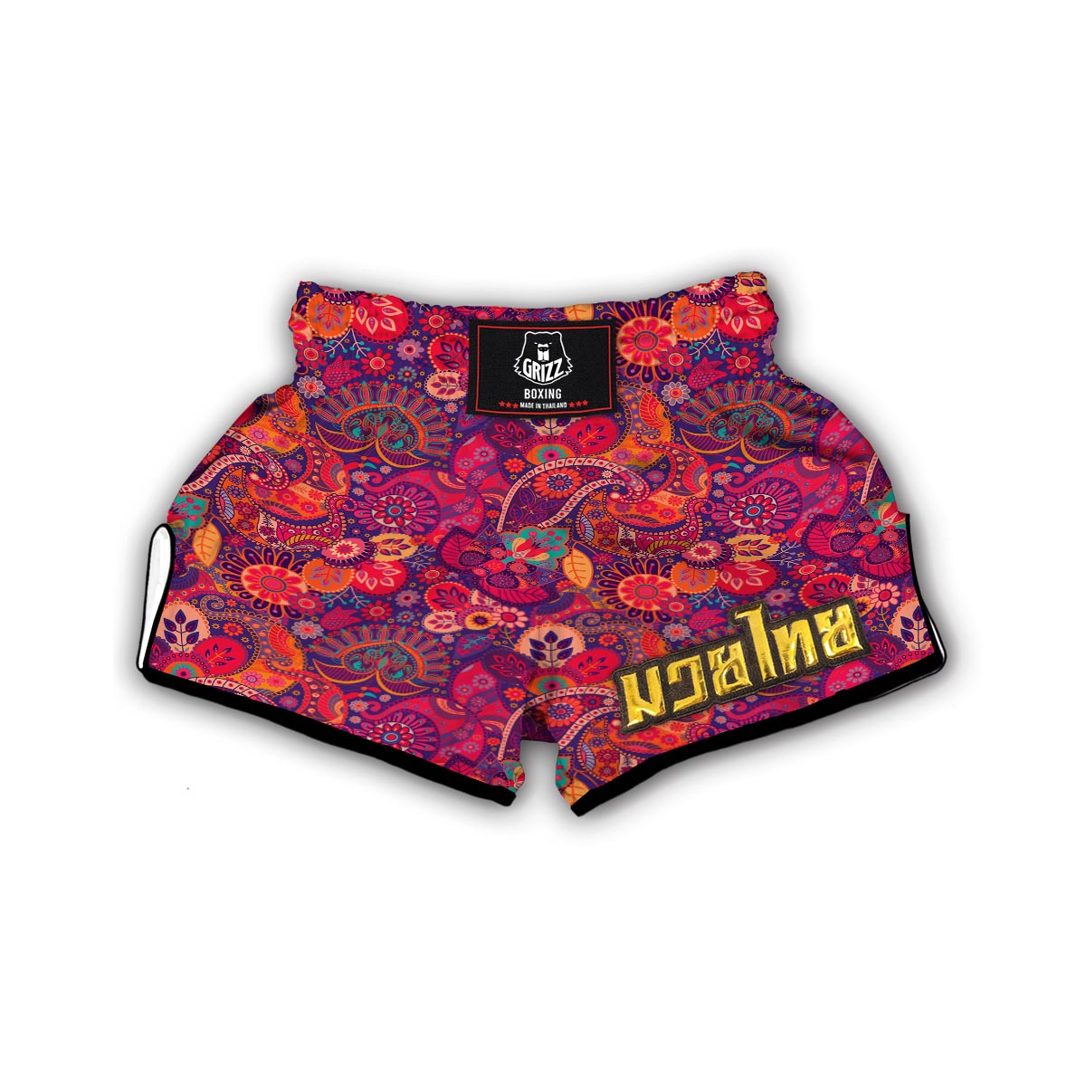 Batik Hippie Muay Thai Boxing Shorts-grizzshop