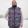 Baubles Christmas Print Pattern Down Vest