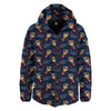 Be My Valentine Floral Print Pattern Down Jacket-grizzshop