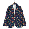 Be My Valentine Floral Print Pattern Men's Blazer-grizzshop