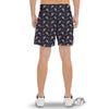 Be My Valentine Floral Print Pattern Men's Gym Shorts-grizzshop