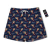 Be My Valentine Floral Print Pattern Men's Running Shorts-grizzshop