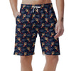 Be My Valentine Floral Print Pattern Men's Shorts-grizzshop