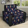 Be My Valentine Floral Print Pattern Recliner Protector-grizzshop