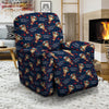 Be My Valentine Floral Print Pattern Recliner Slipcover-grizzshop