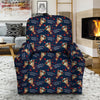 Be My Valentine Floral Print Pattern Recliner Slipcover-grizzshop