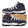 Be My Valentine Floral Print Pattern White Bball Shoes-grizzshop
