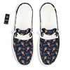 Be My Valentine Floral Print Pattern White Loafers-grizzshop