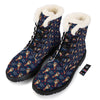 Be My Valentine Floral Print Pattern Winter Boots-grizzshop