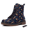 Be My Valentine Floral Print Pattern Work Boots-grizzshop