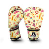 Beach Pattern Print Boxing Gloves-grizzshop