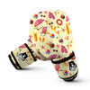 Beach Pattern Print Boxing Gloves-grizzshop