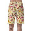 Beach Pattern Print Men's Shorts-grizzshop