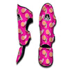 Beach Pink Pattern Print Muay Thai Shin Guards-grizzshop