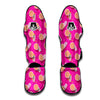 Beach Pink Pattern Print Muay Thai Shin Guards-grizzshop