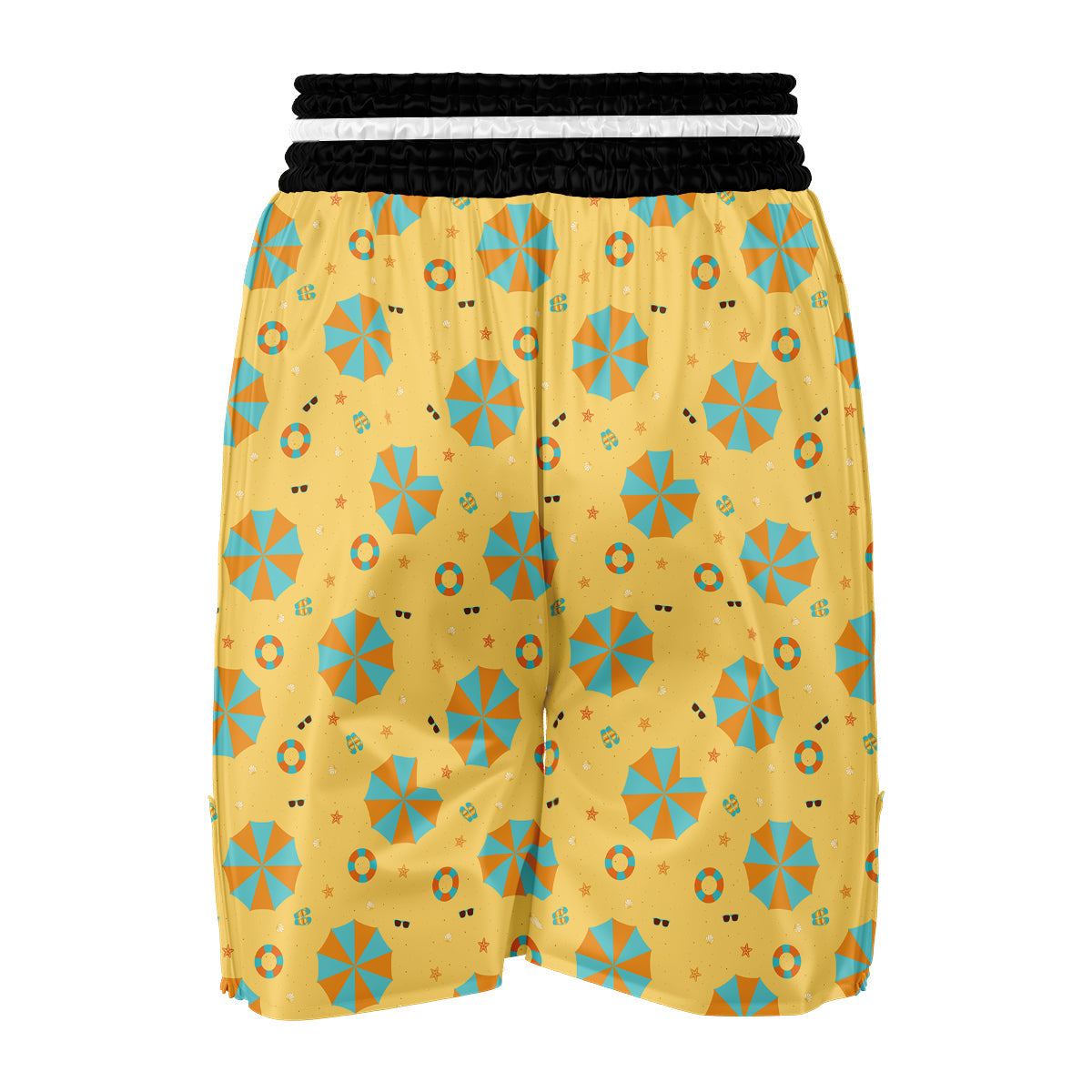 Beach Print Pattern Boxing Shorts-grizzshop