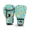 Beach Surfing Pattern Print Boxing Gloves-grizzshop