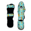 Beach Surfing Pattern Print Muay Thai Shin Guards-grizzshop