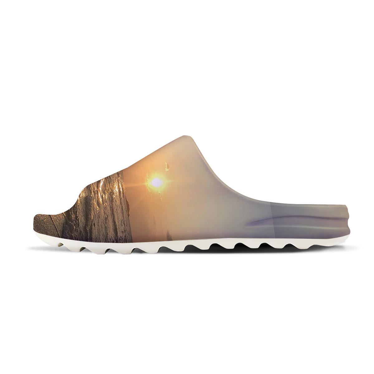 Beach Sunrise Print Sandals-grizzshop