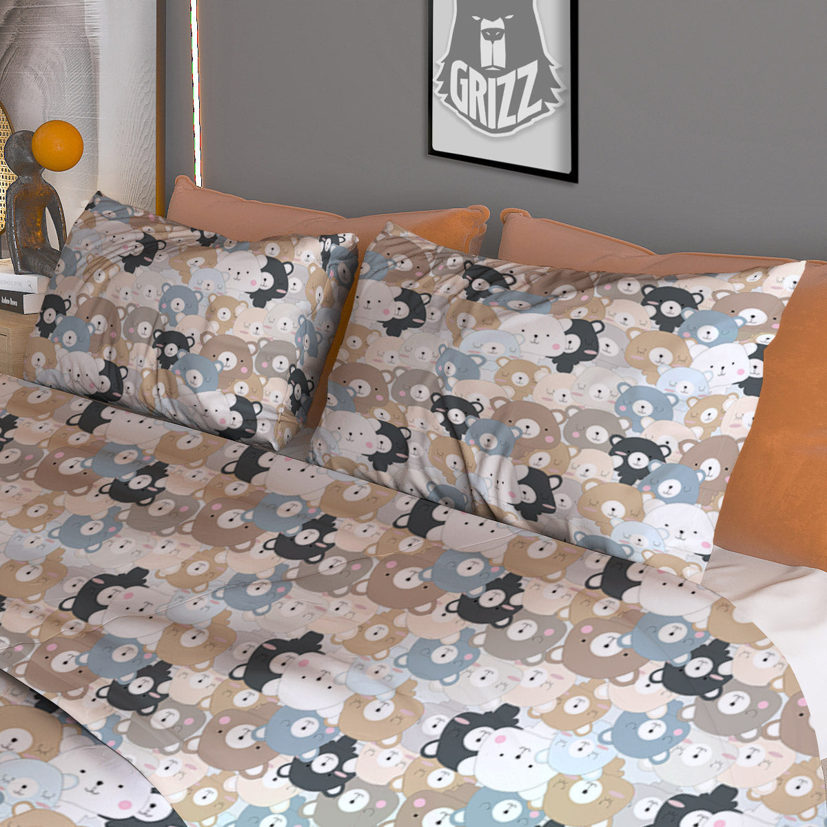 Bitcoin Falling Print Duvet Cover Bedding Set