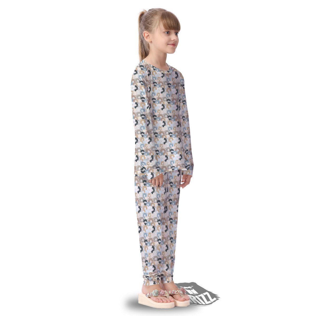 Bear Cute Print Pattern Kid's Pajamas-grizzshop