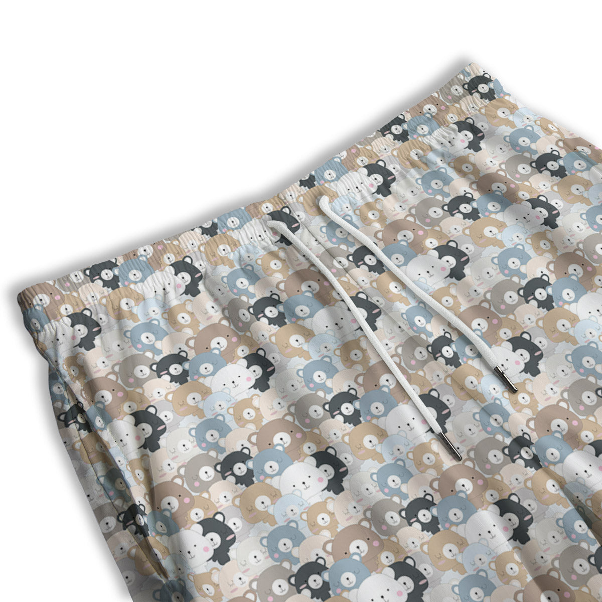 Bear Cute Print Pattern Men's Athletic Shorts