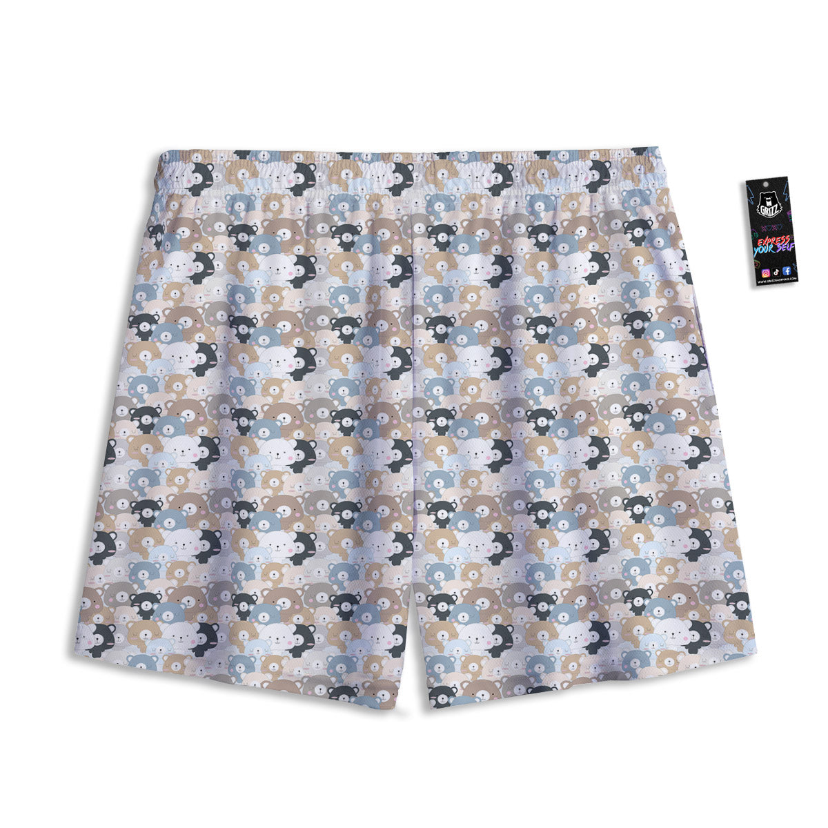 Bitcoin Falling Print Mesh Shorts