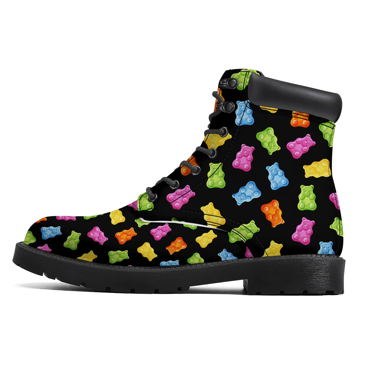 Bear Sweet Gummy Print Pattern Boots-grizzshop