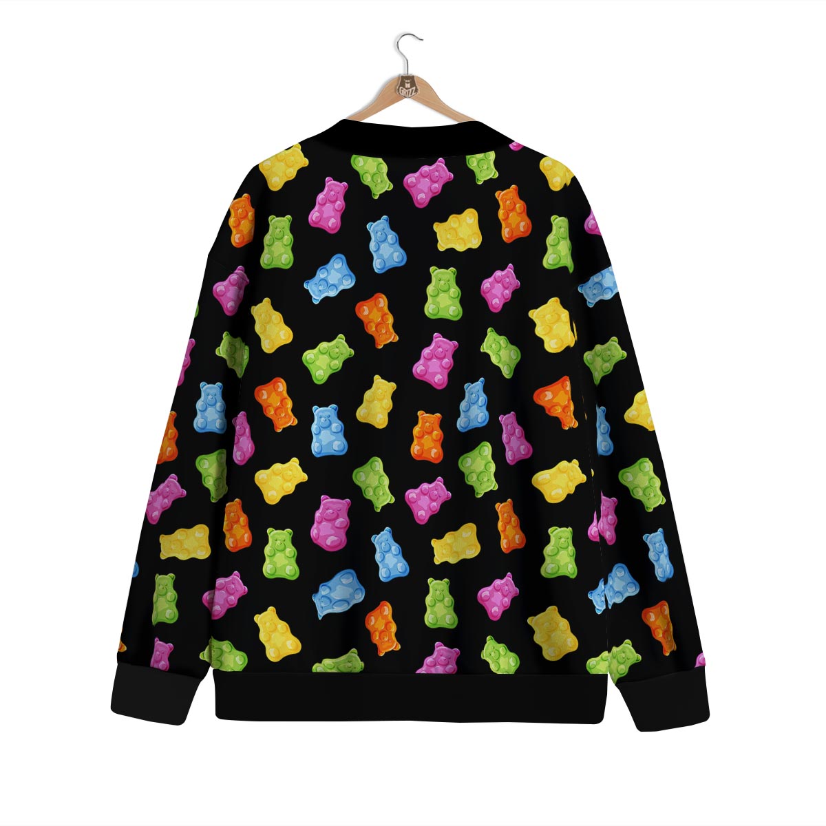 Bear Sweet Gummy Print Pattern Cardigan-grizzshop