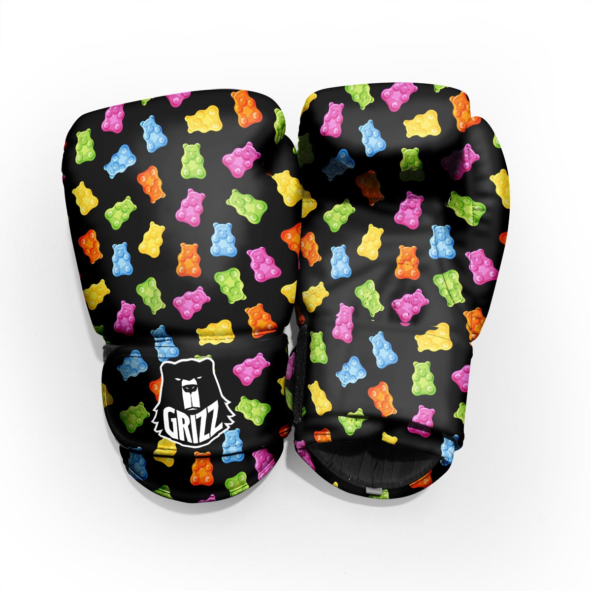 Bear Sweet Gummy Print Pattern Pro Boxing Glove