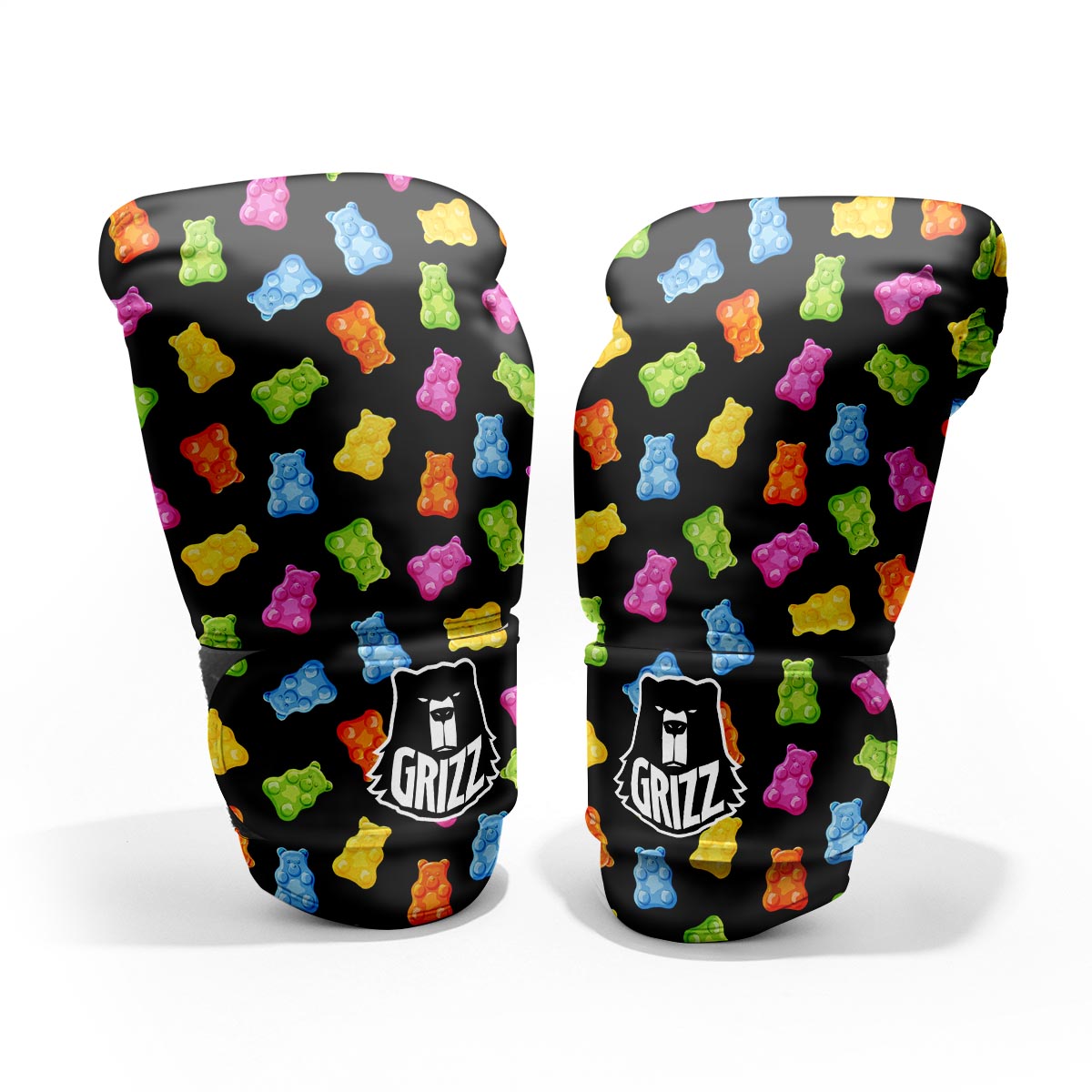 Bear Sweet Gummy Print Pattern Pro Boxing Glove