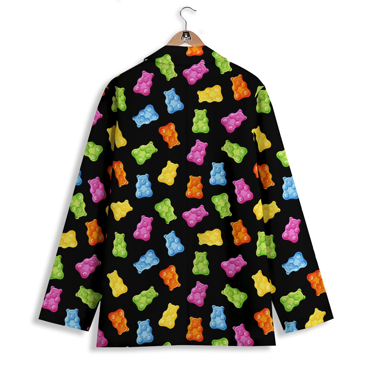 Bear Sweet Gummy Print Pattern Women's Blazer-grizzshop