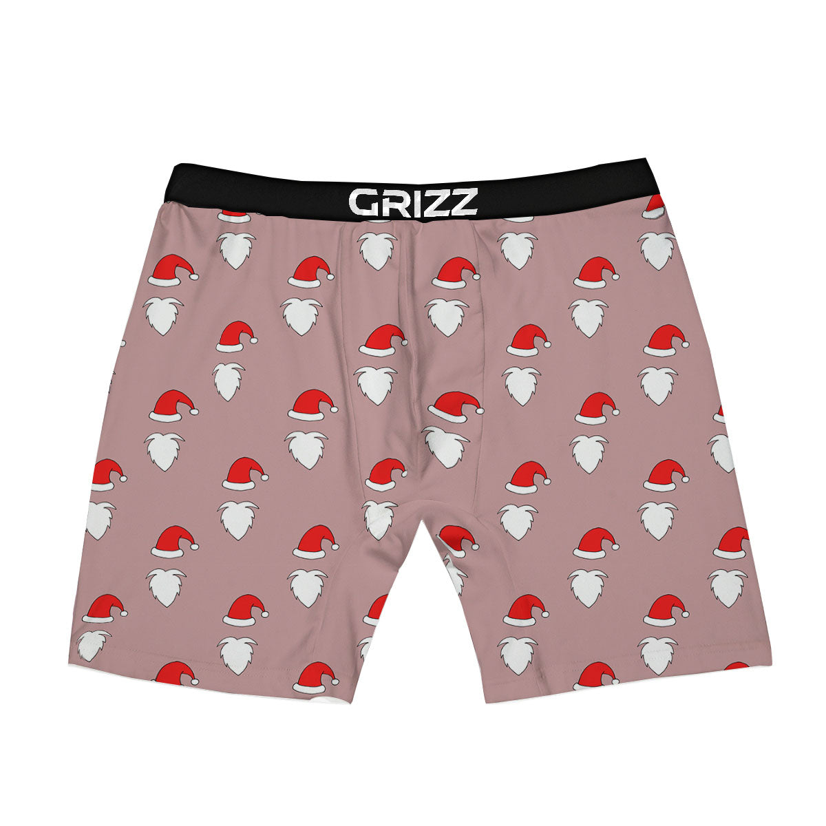 Beard Santa Claus Print Pattern Boxer Briefs-grizzshop