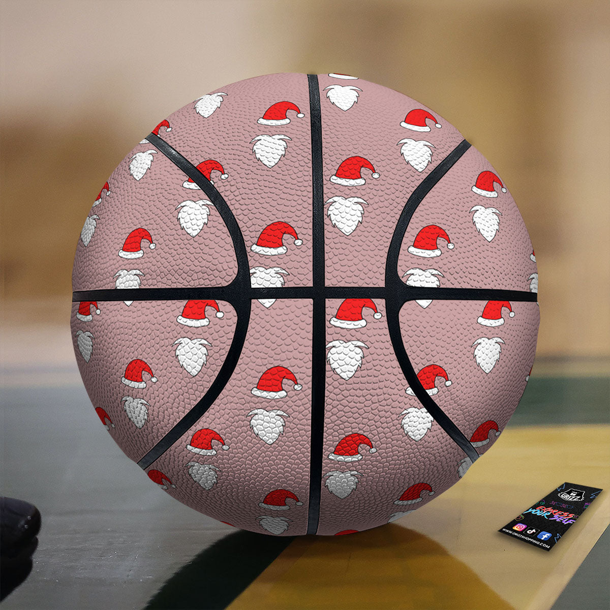 Banana Teal Print Pattern Basketball