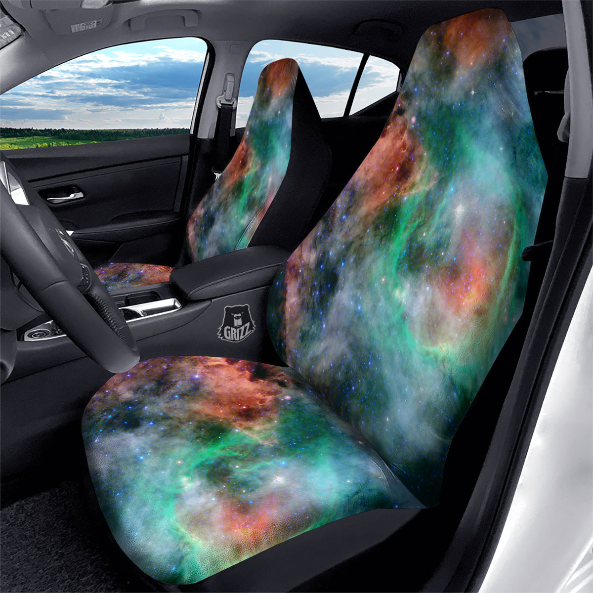 Beauty Of Outer Space Print Car Seat Covers-grizzshop