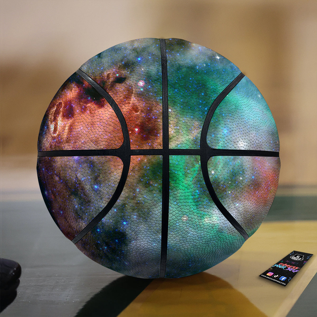 Beauty Of Outer Space Print Basketball