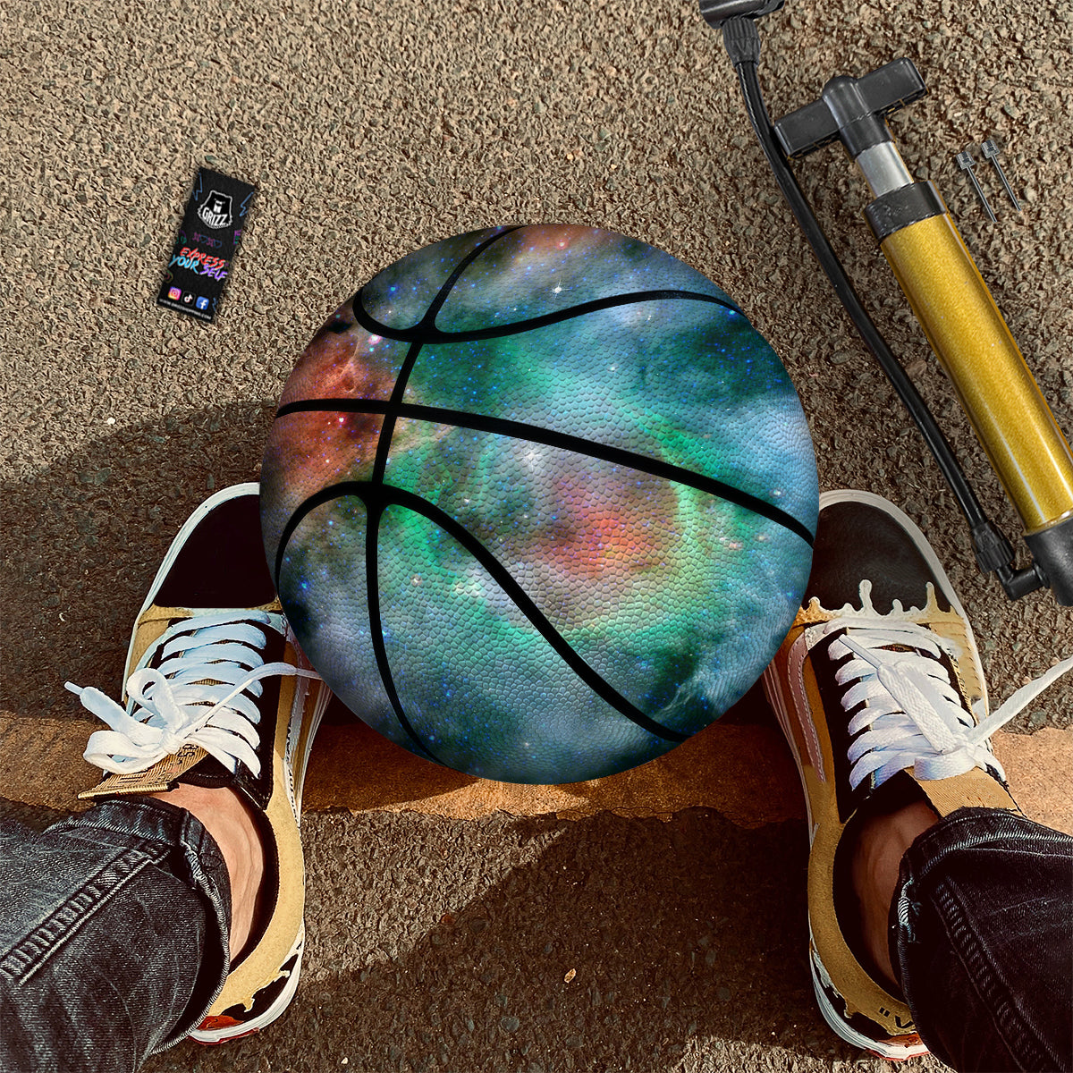 Beauty Of Outer Space Print Basketball