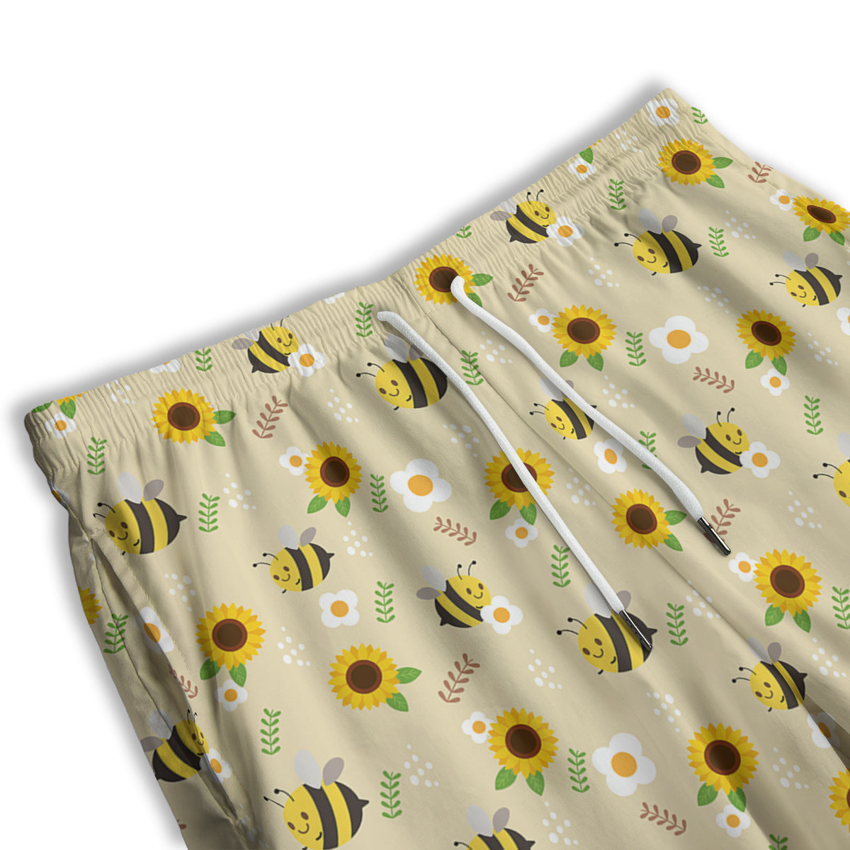 Beer Mug Pattern Print Men's Athletic Shorts