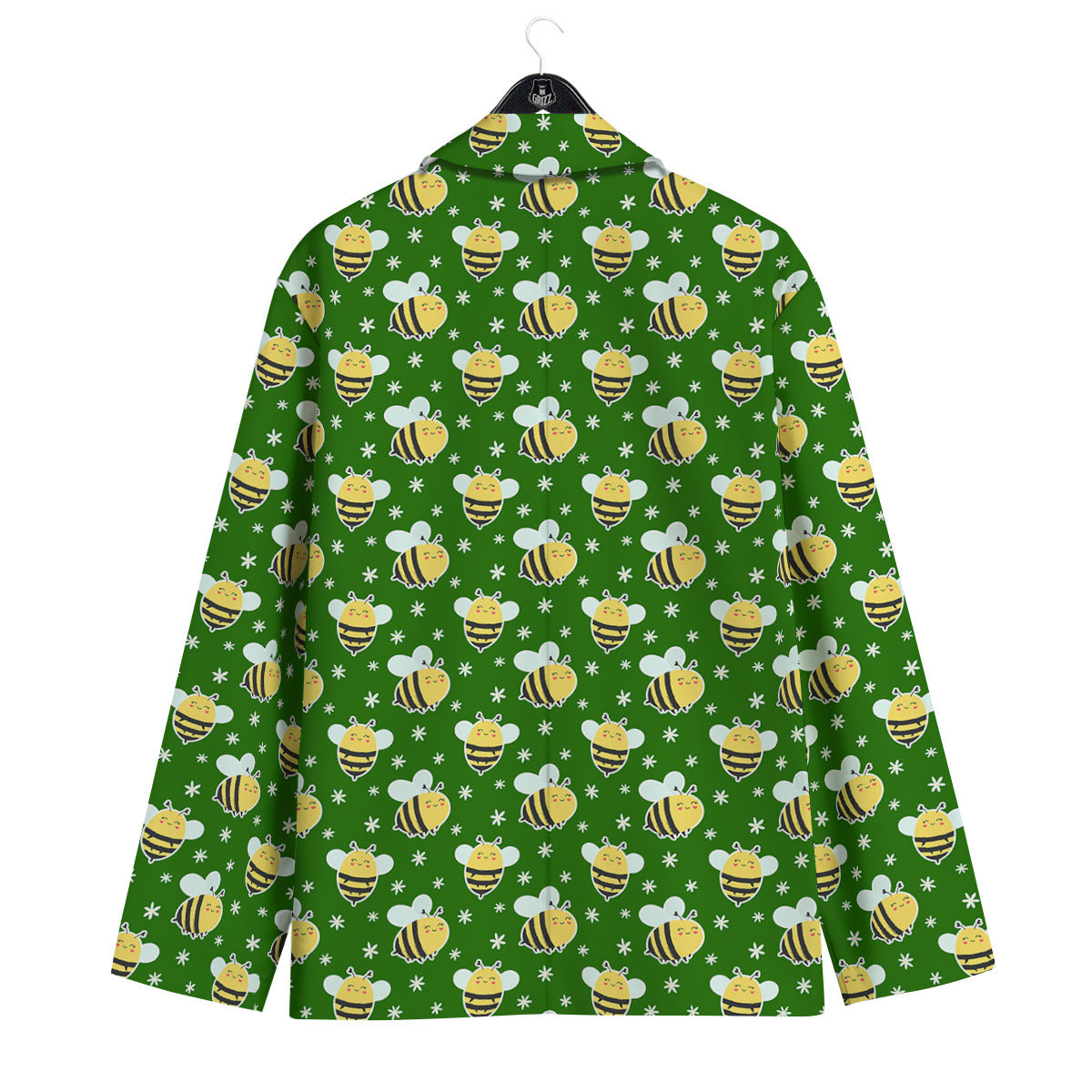 Bee Cute Honey Print Pattern Men's Sport Coat-grizzshop