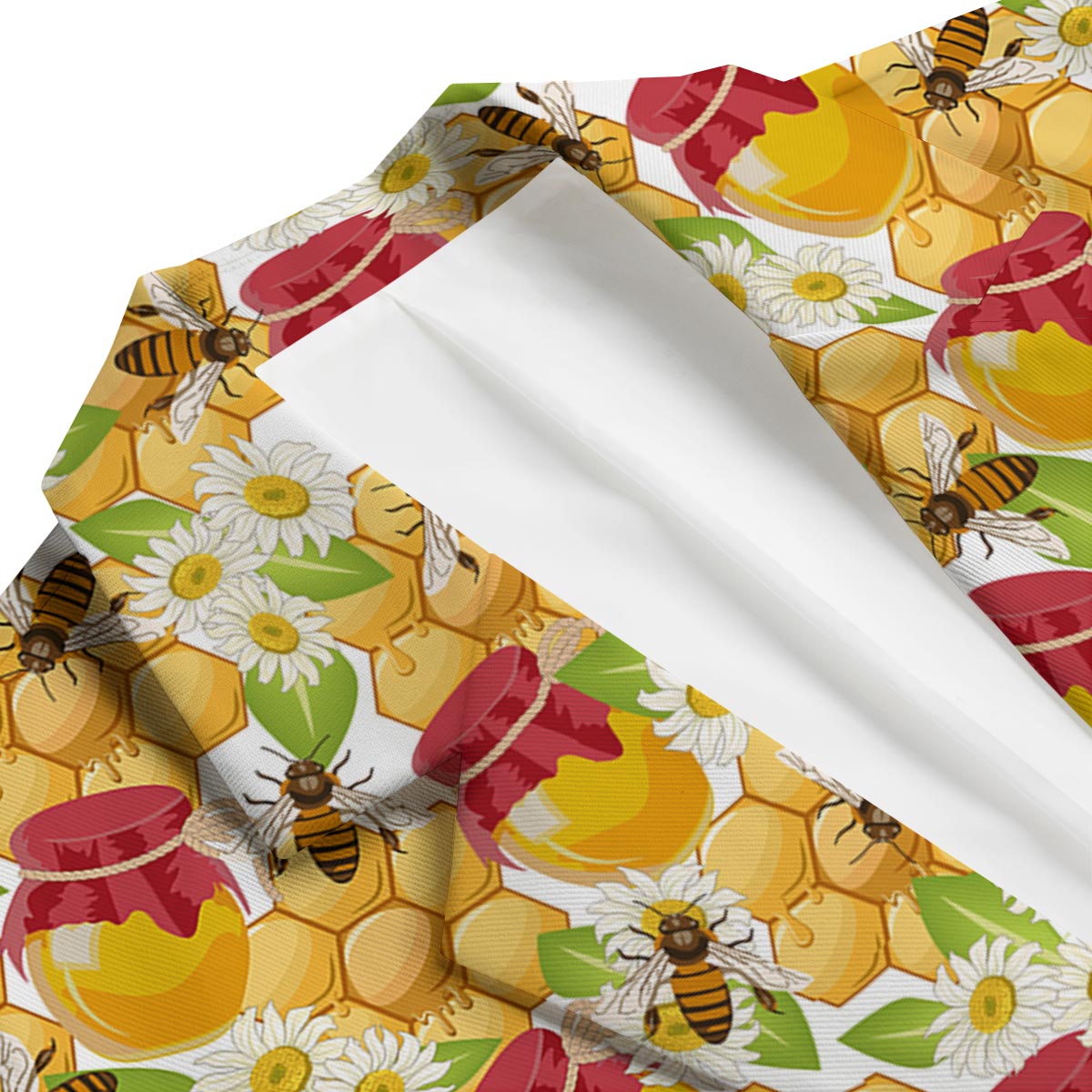 Bee Hive Sweet Honey Print Pattern Men's Blazer-grizzshop
