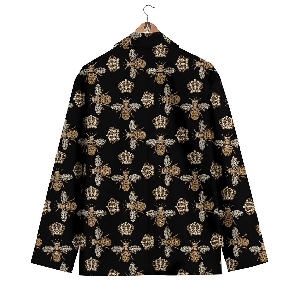 Bee Honey Gifts Pattern Print Men's Blazer-grizzshop