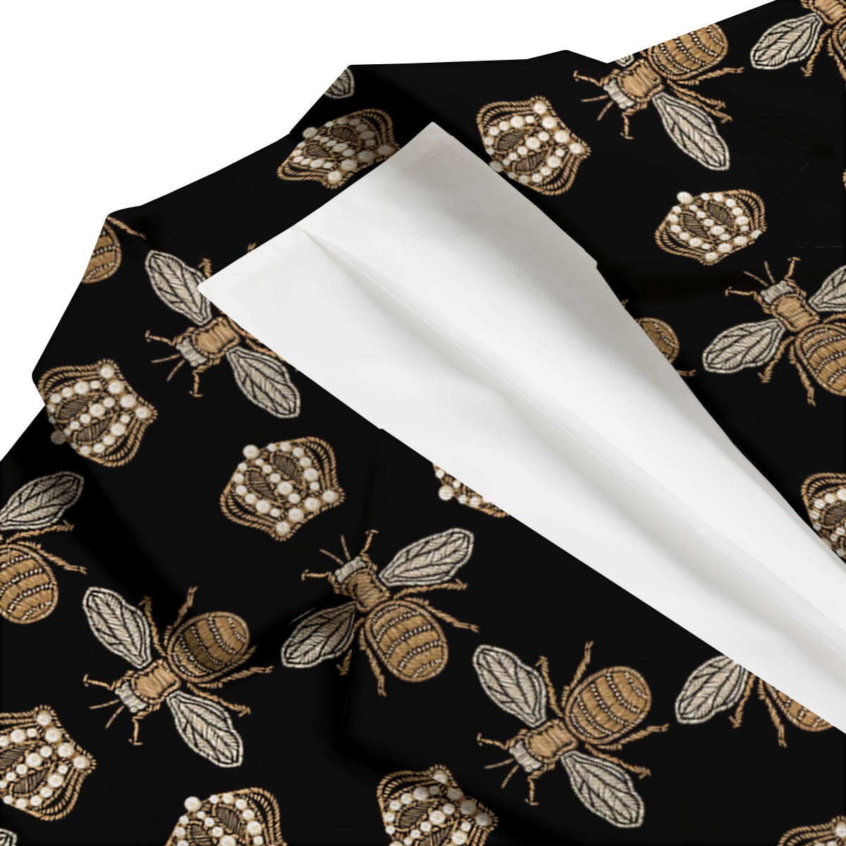 Bee Honey Gifts Pattern Print Men's Blazer-grizzshop