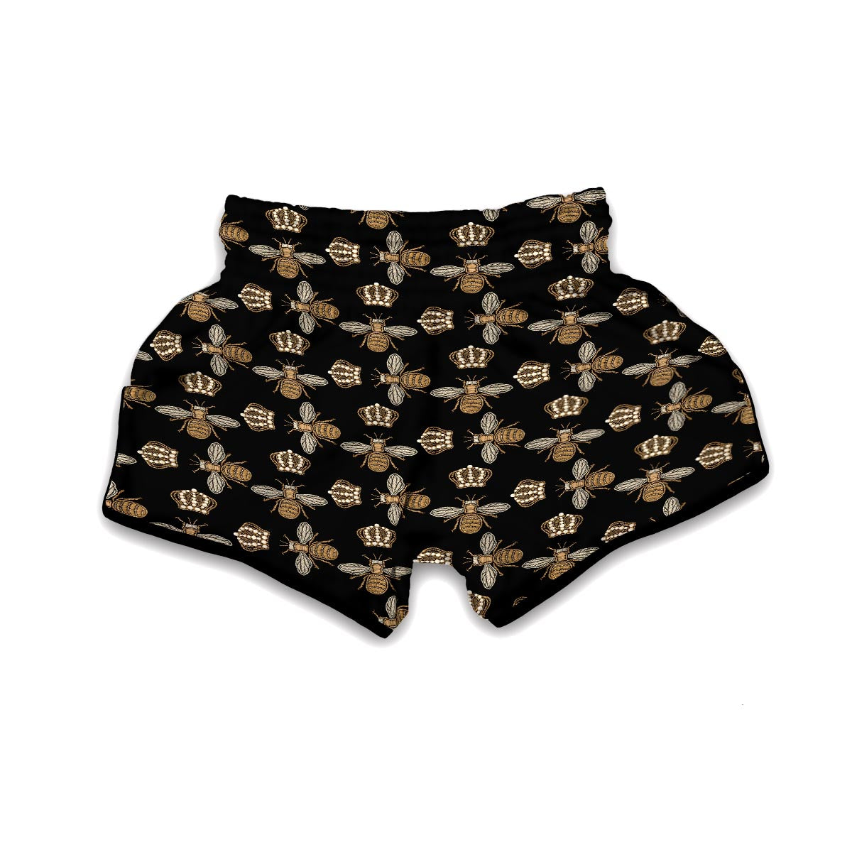 Bee Honey Gifts Pattern Print Muay Thai Boxing Shorts-grizzshop