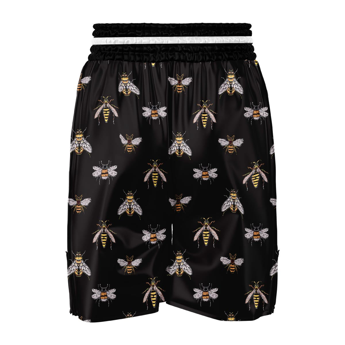 Bee Lovers Honey Gifts Pattern Print Boxing Shorts-grizzshop