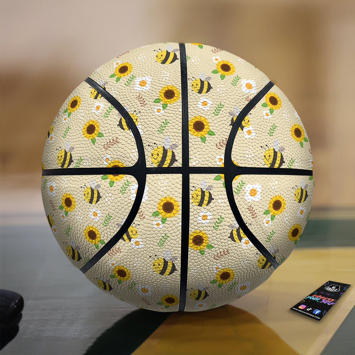 Beer Mug Pattern Print Basketball