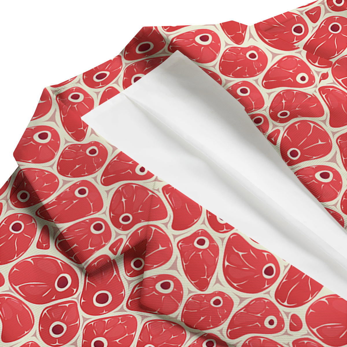 Beef Meat Print Pattern Men's Blazer-grizzshop