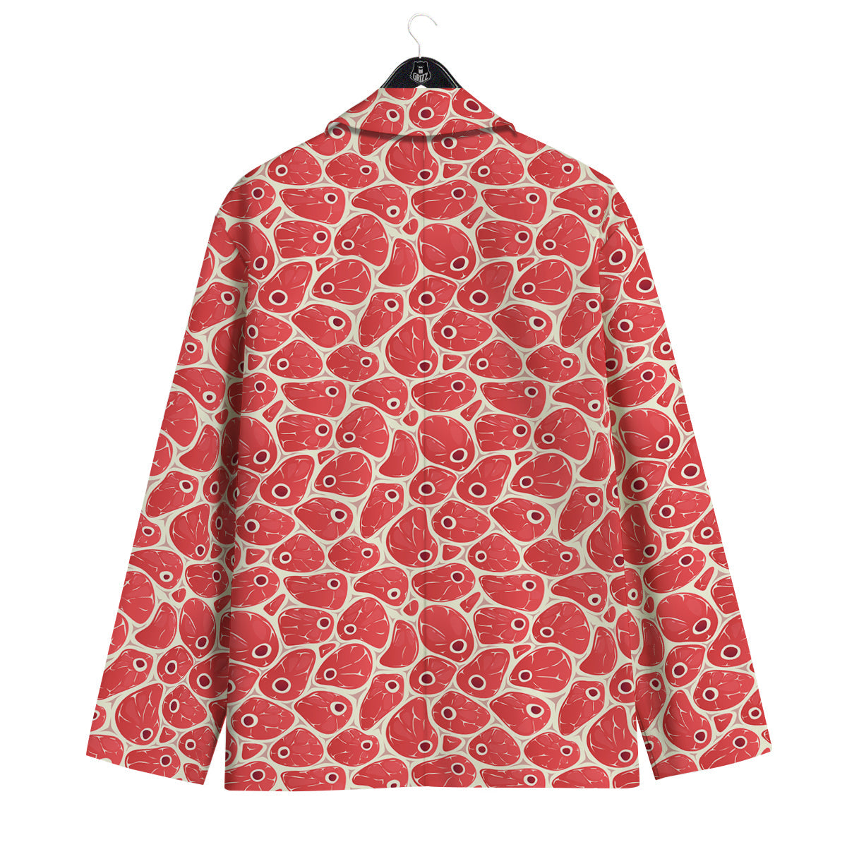 Beef Meat Print Pattern Men's Sport Coat-grizzshop